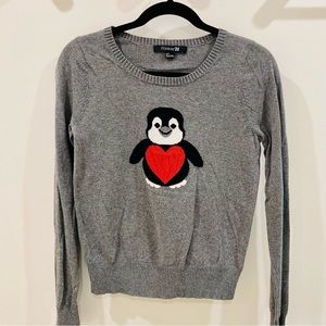 Penguin Heart Sweater
